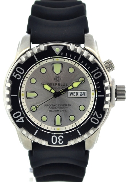 Protac Diver K1 - grå. Deep Blue dykkeur.